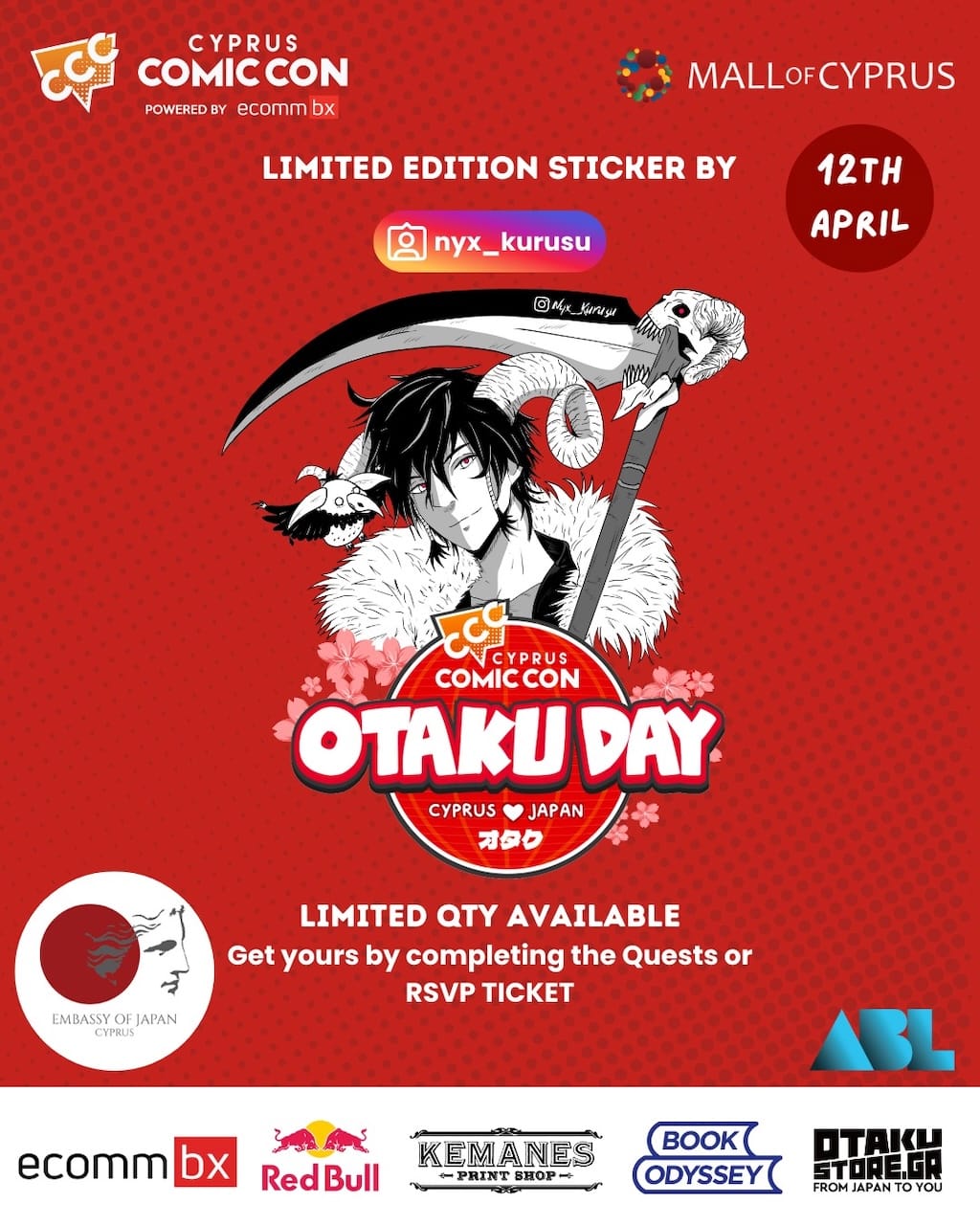 Otaku Day at Mall of Cyprus by Cyprus Comic Con