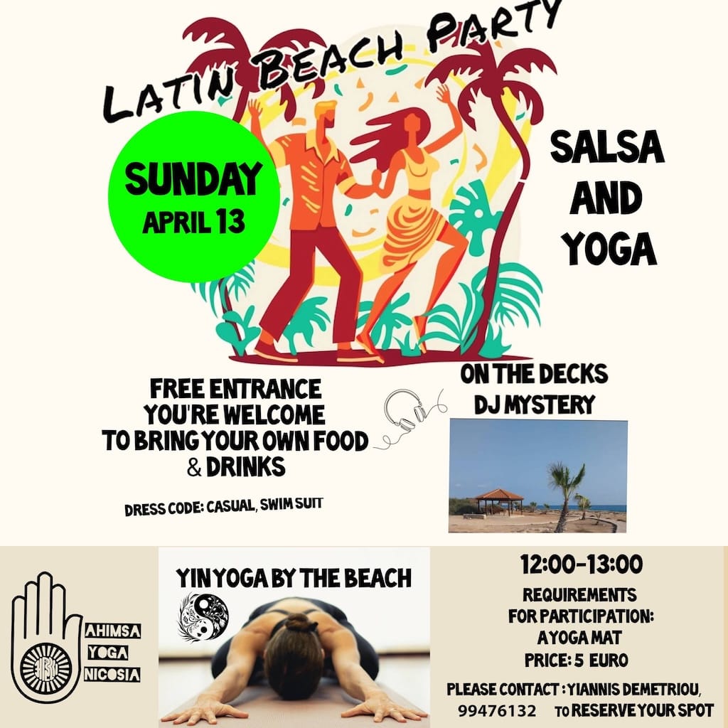 Latin Party & Yoga by the beach