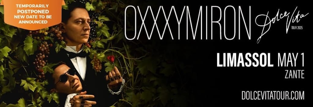 Oxxxymiron @ Zante Venue in Παραμύθα