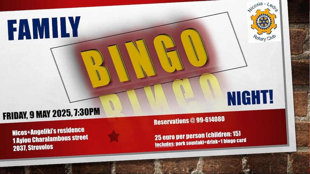 Rotary Bingo Event Rotary bingo event