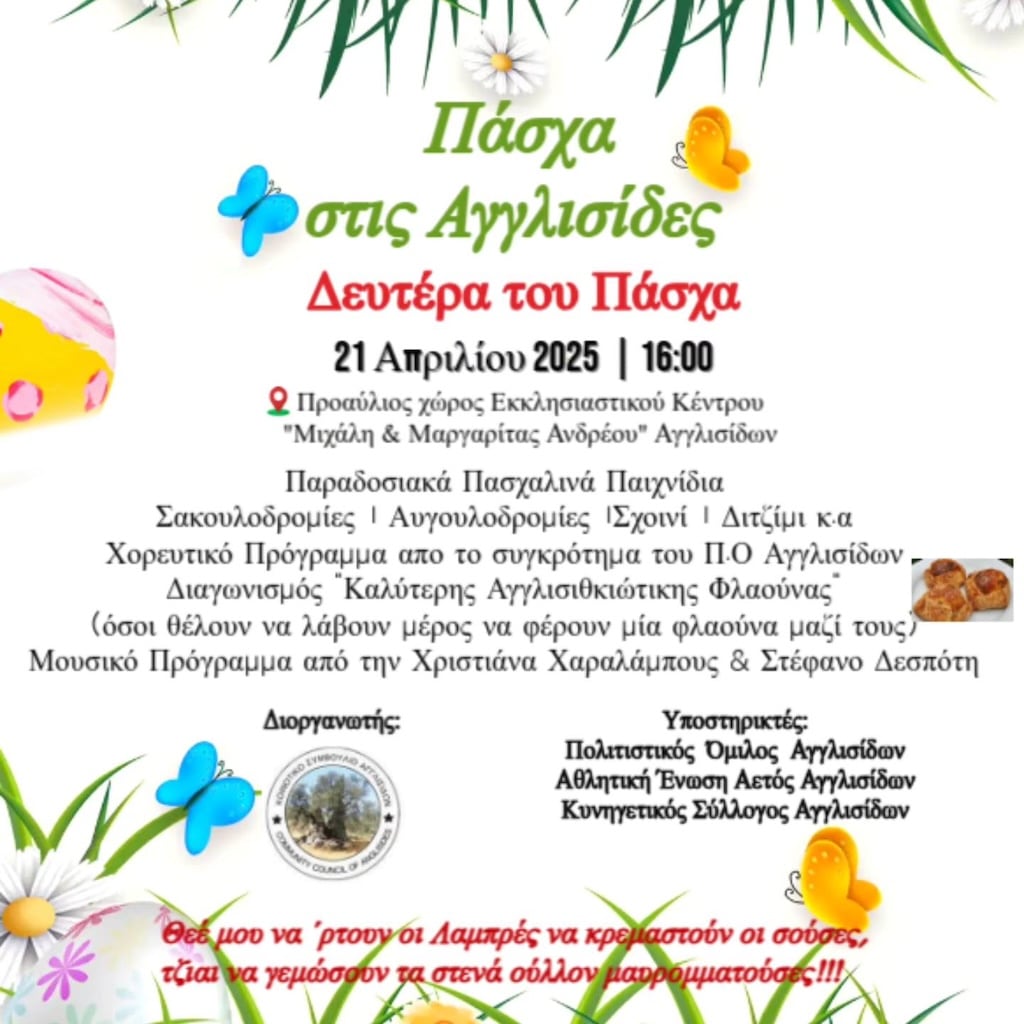 Πάσχα στις Αγγλισίδες