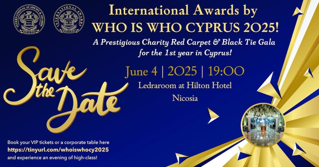 International Awards BY WHO IS WHO CYPRUS 2025