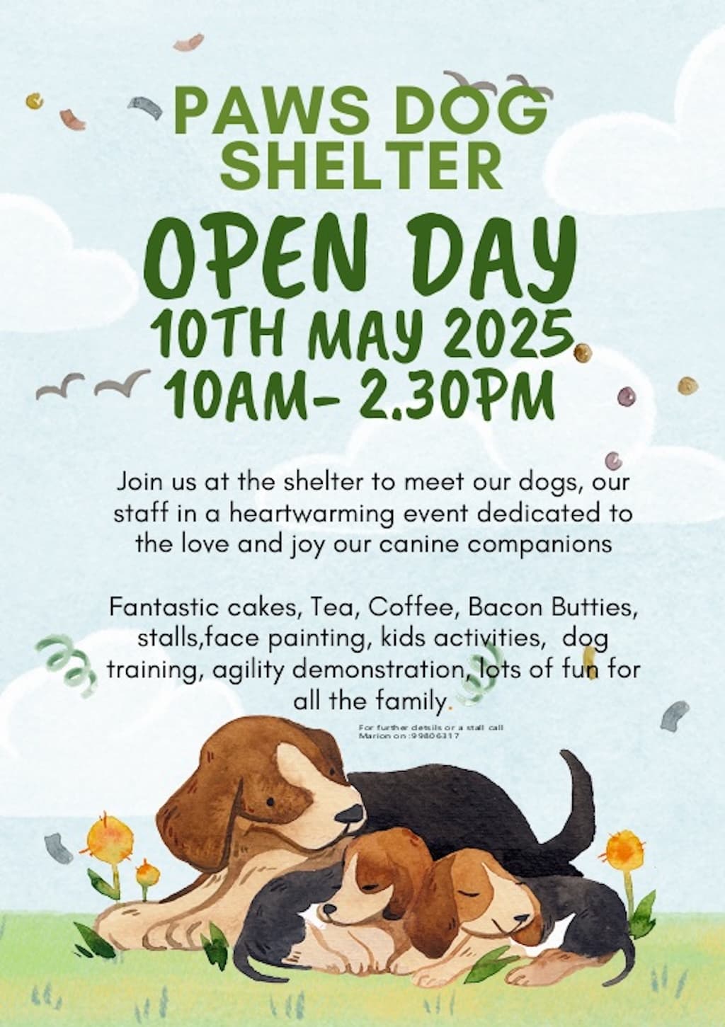 Paws dog shelter open day