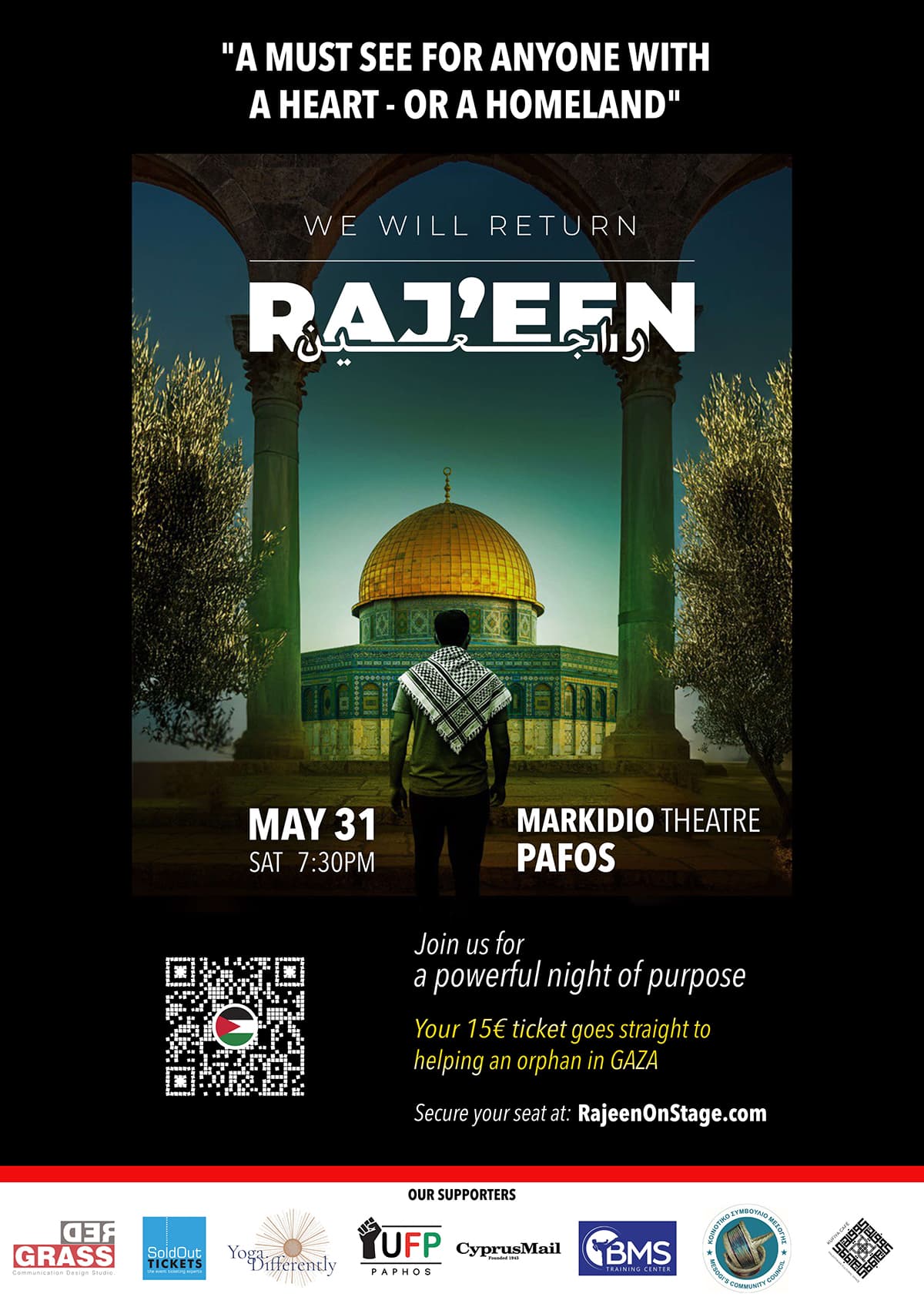 Θεατρική Παράσταση “RAJEEN – We Will Return” (EN)