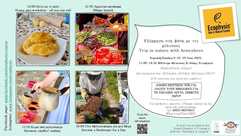 Trip in nature with honeybees june 25