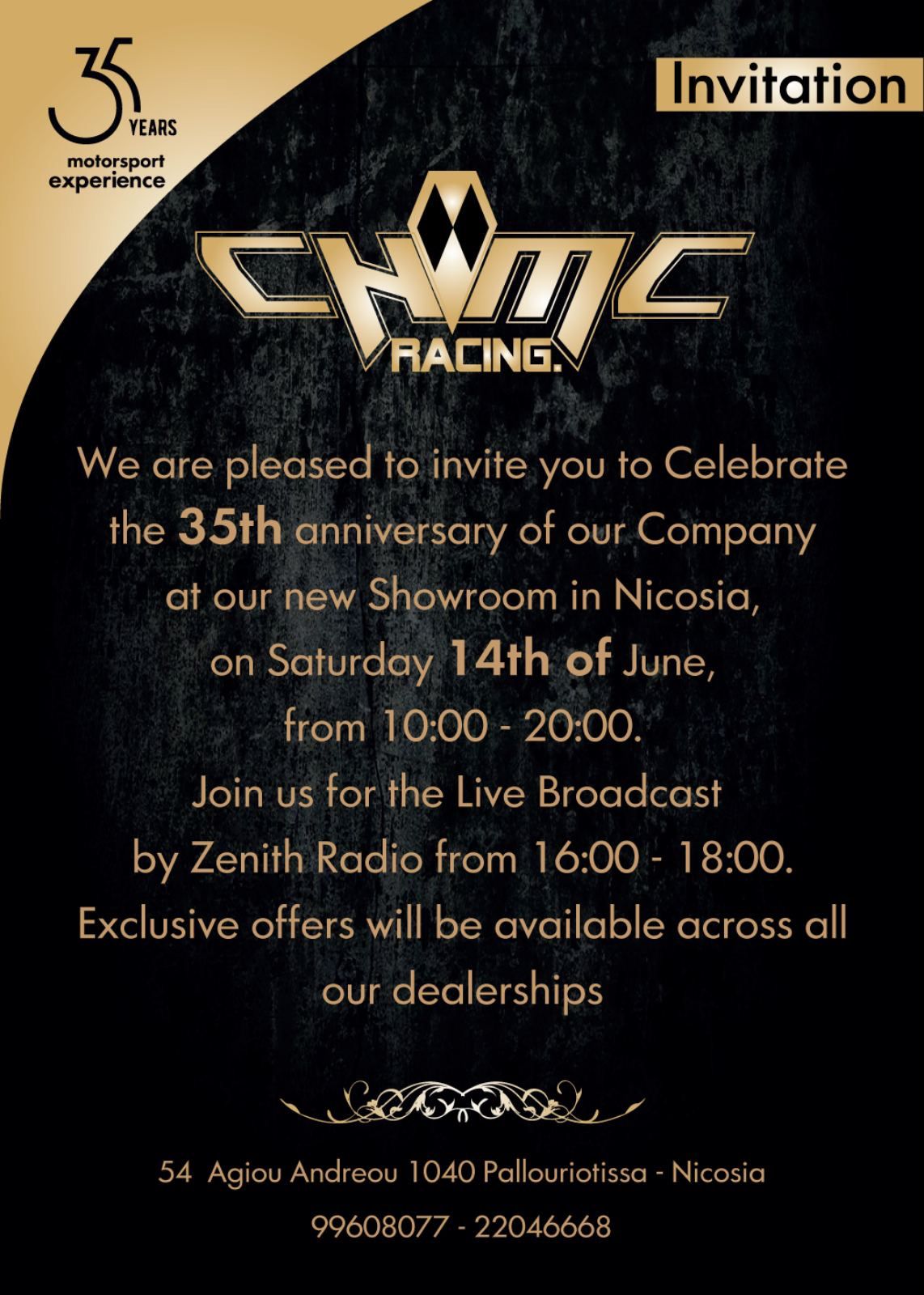 35 Years Of Motorsport Experience
