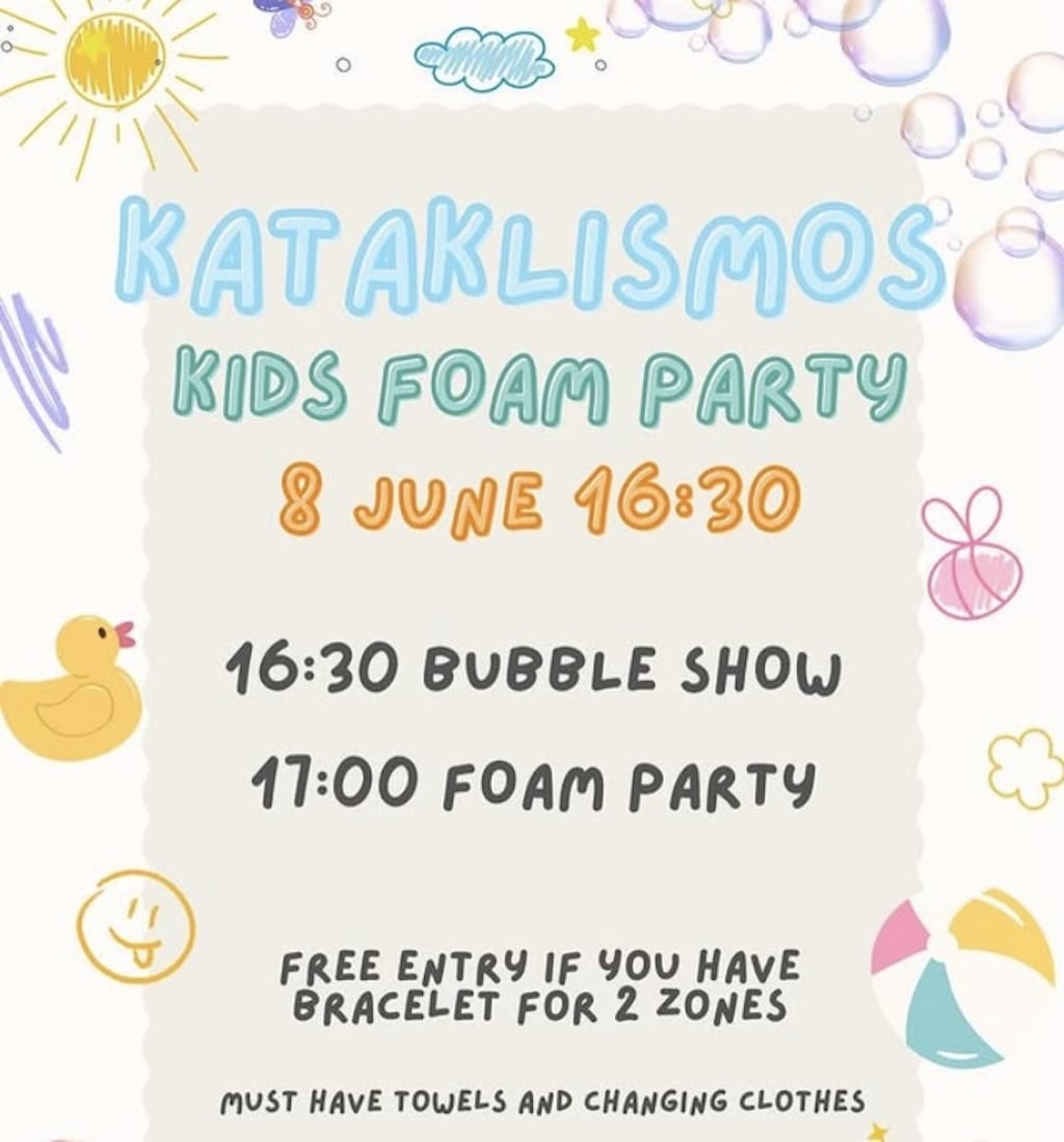 Kataklismos kids foam party
