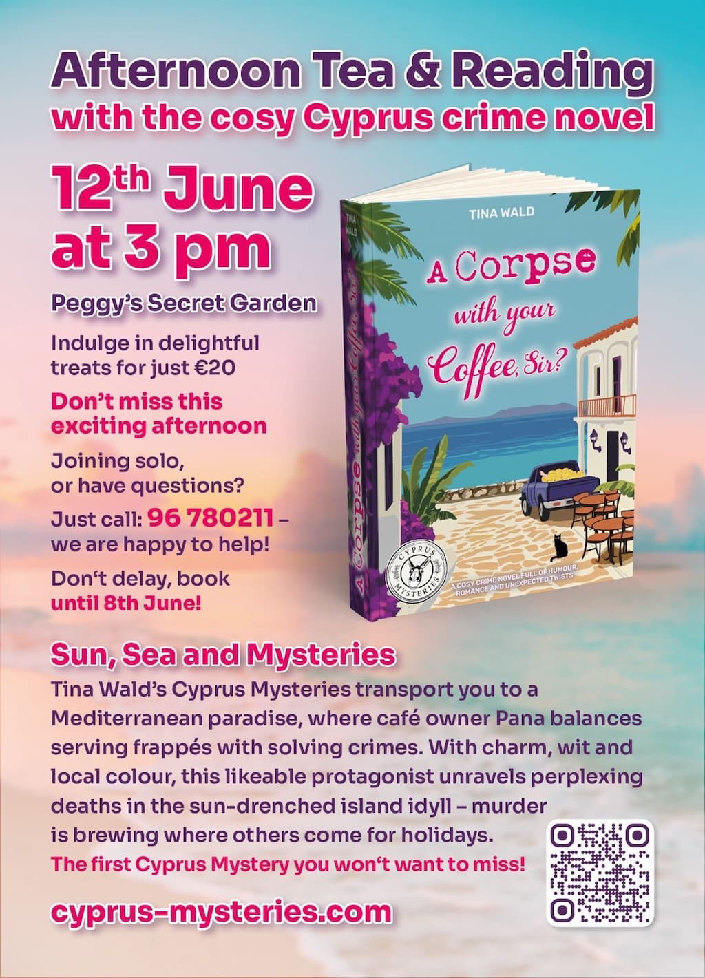 Afternoon tea and reading june 25