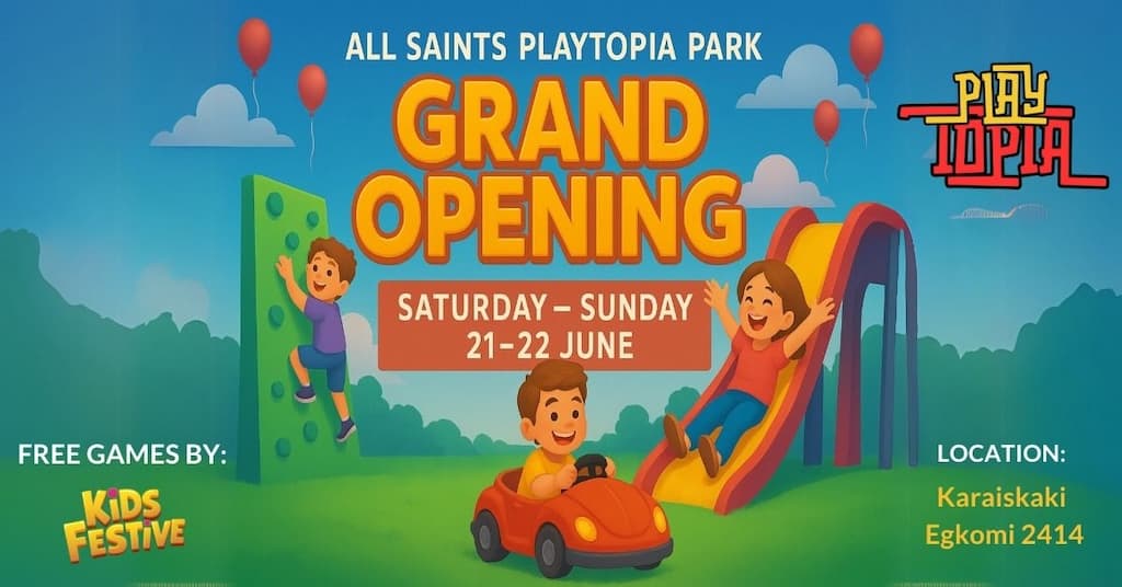 all-saints-playtopia-park-grand-opening-june-25 All saints playtopia park grand opening june 25