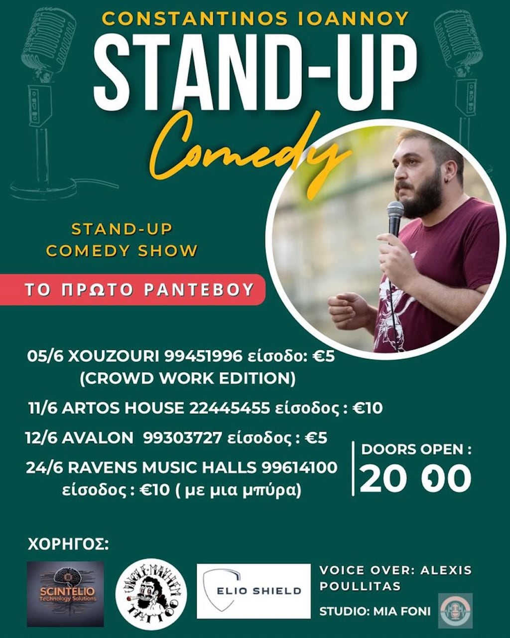 constantinos-ioannou-stand-up-comedy-june-25 Constantinos ioannou stand up comedy june 25
