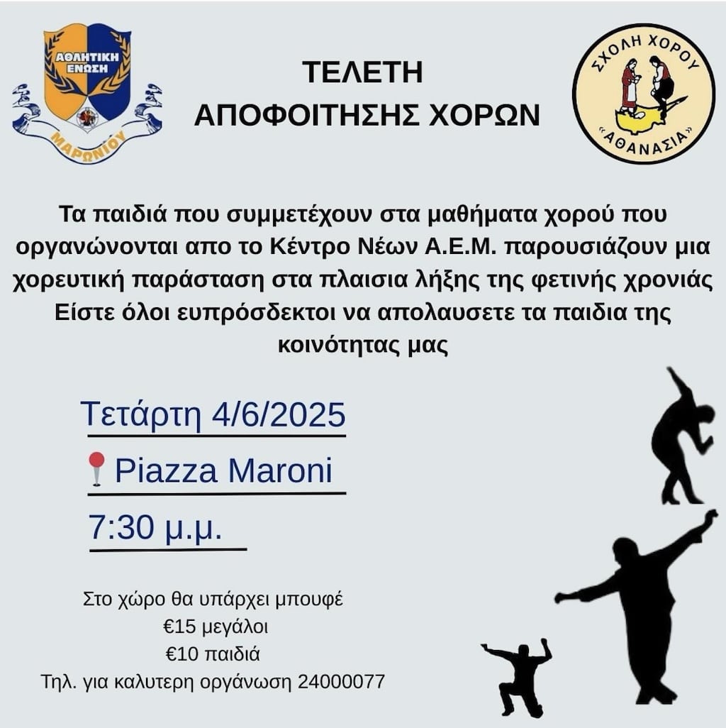 Teleti apofoitisis xoron june 25