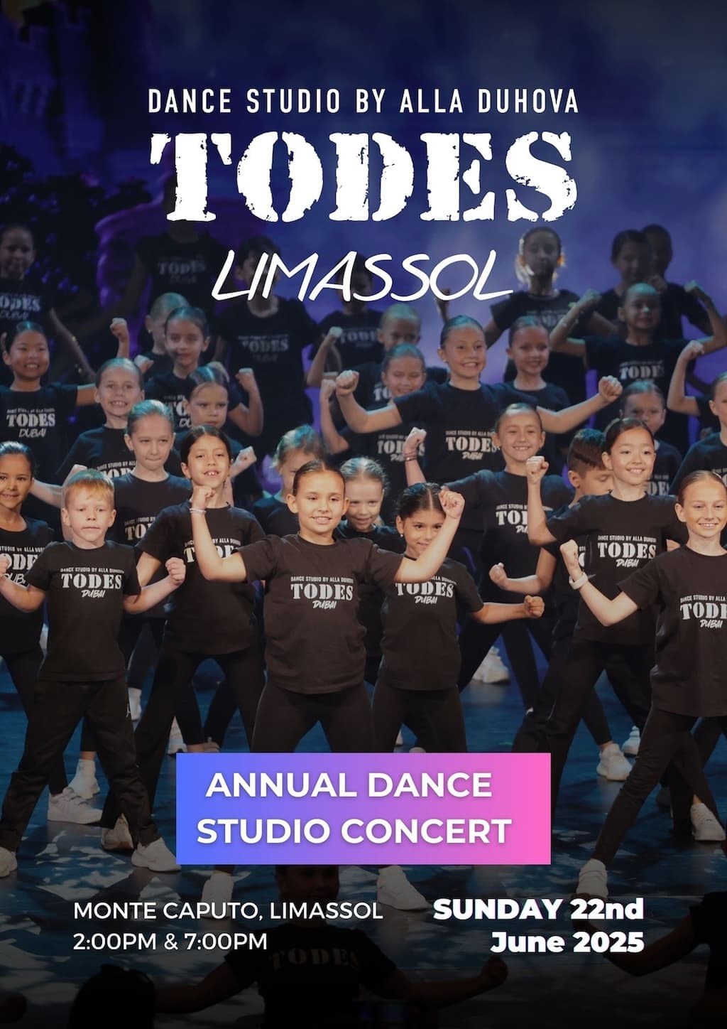 Todes annual dance studio concert june 25