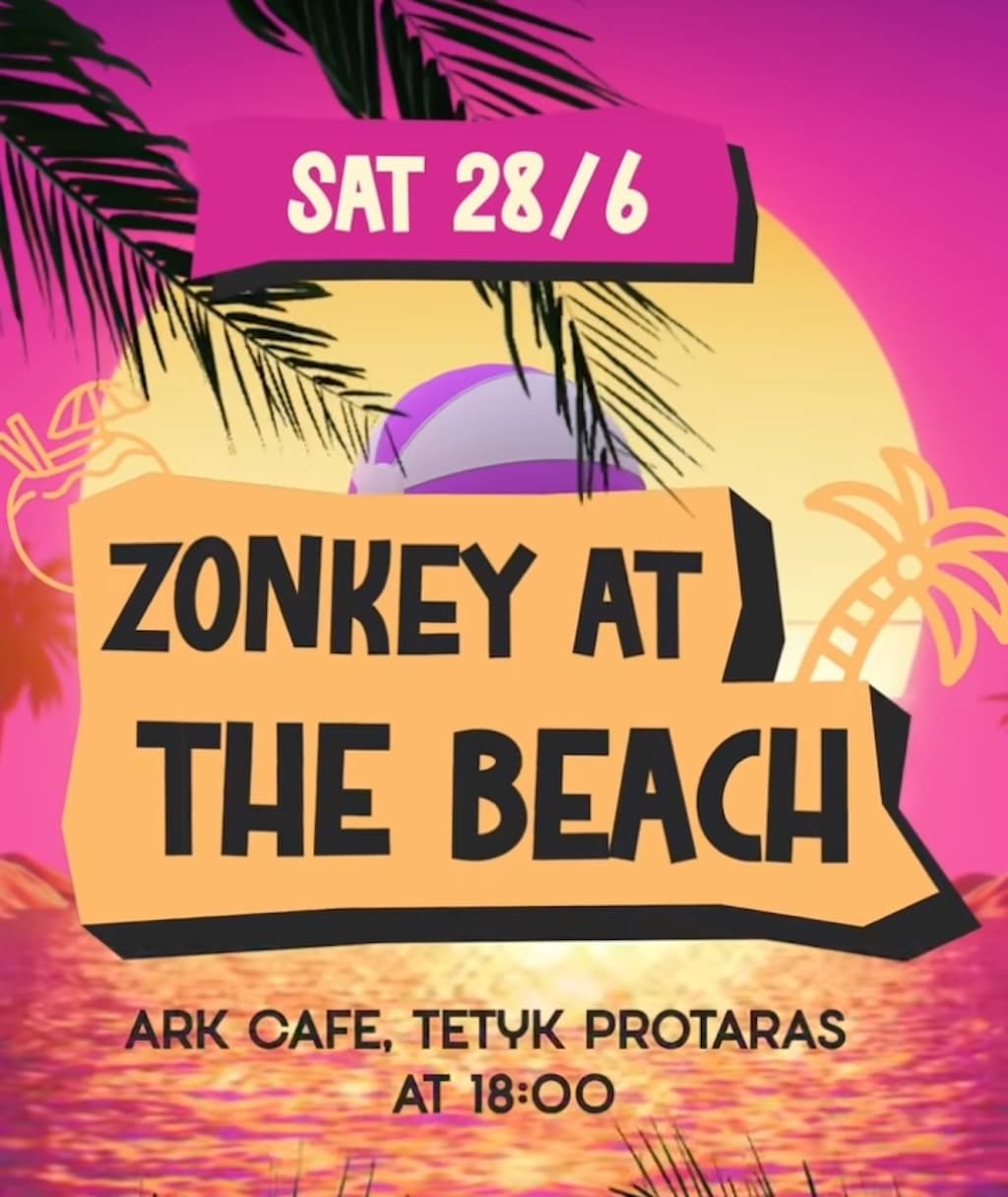 Zonkey on the beach june 25