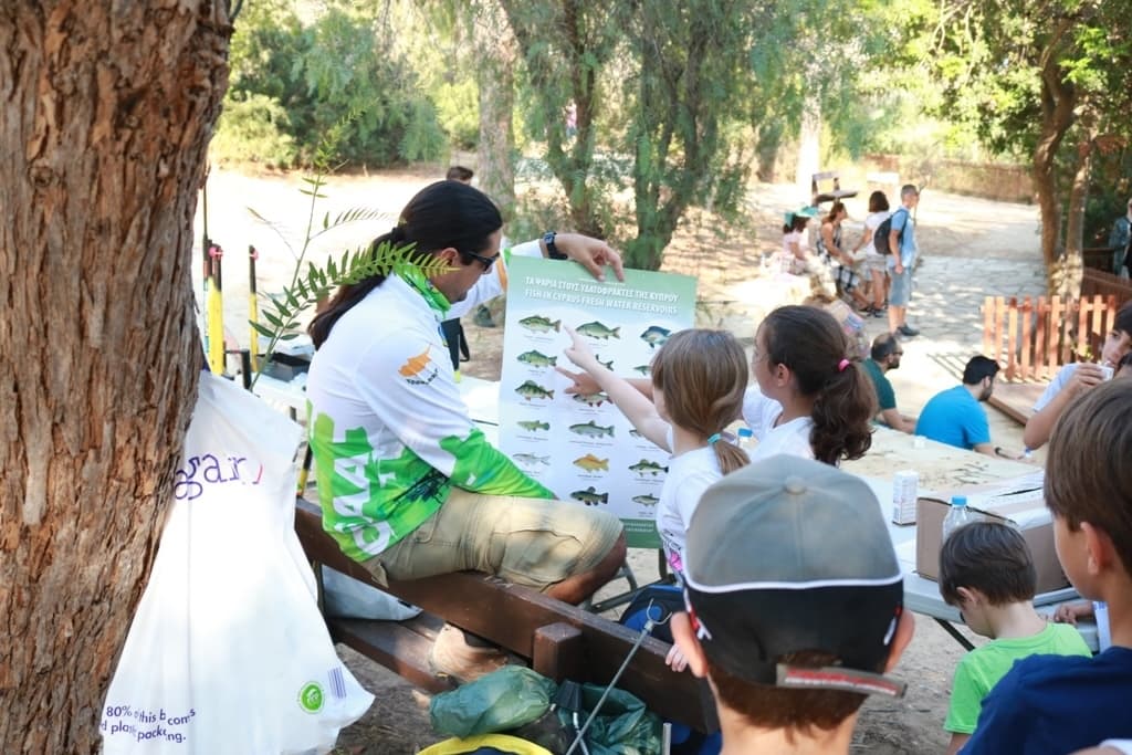 Children fishing day july 25