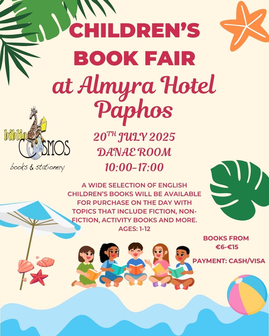 Childrens book fair almyra hotel july 25