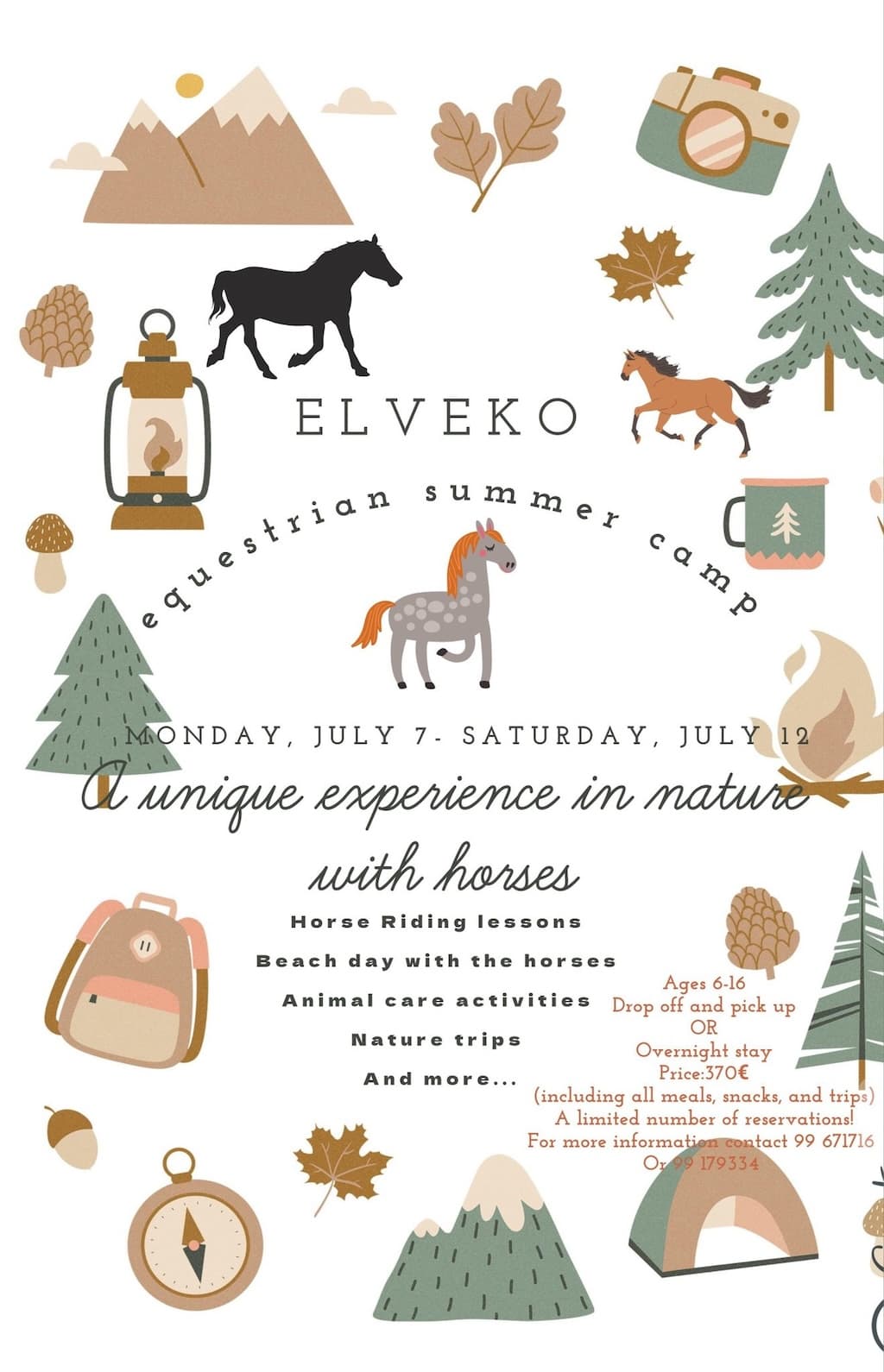 Equestrian camp july 25