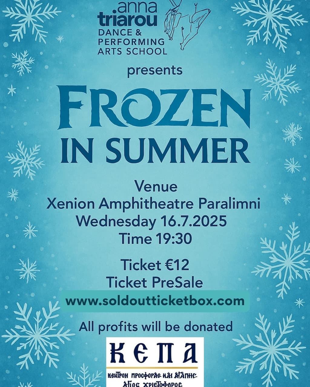 Frozen in summer july 25
