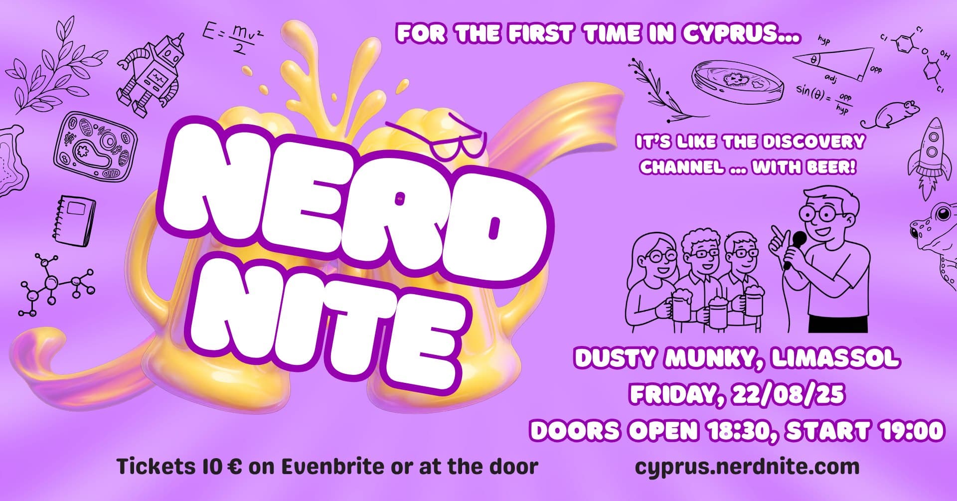 Nerd Nite Cyprus #1 – The Beginnings