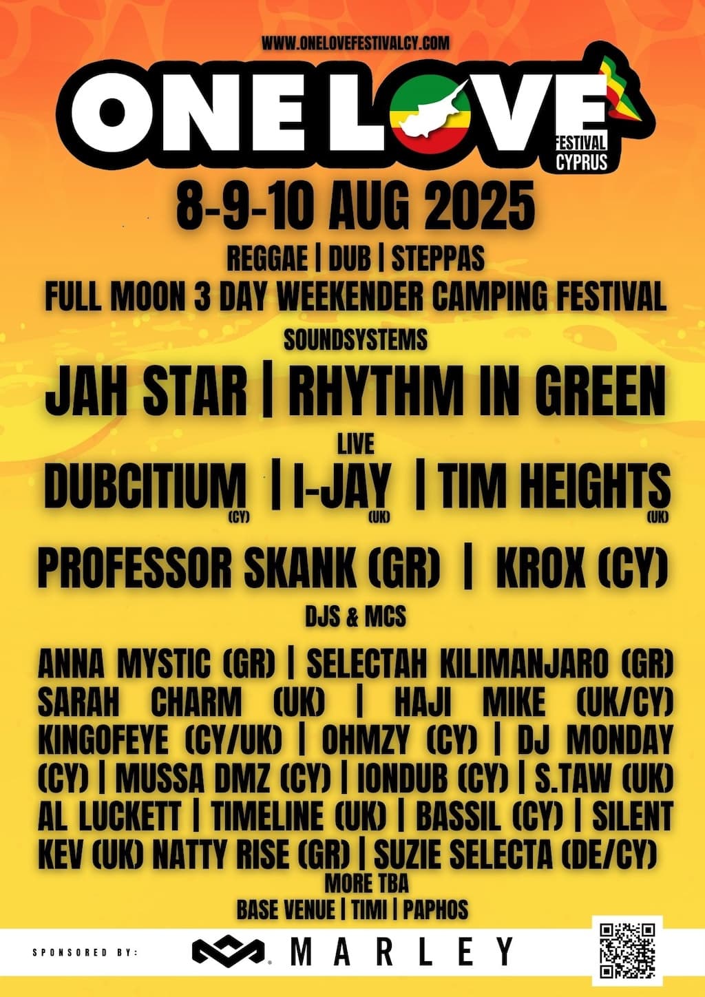 One love festival aug 25