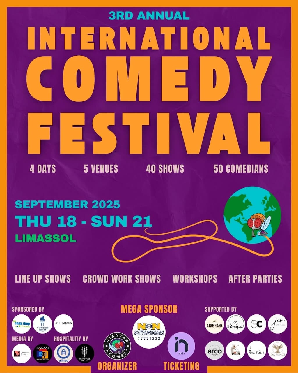 International comedy festival sept 25
