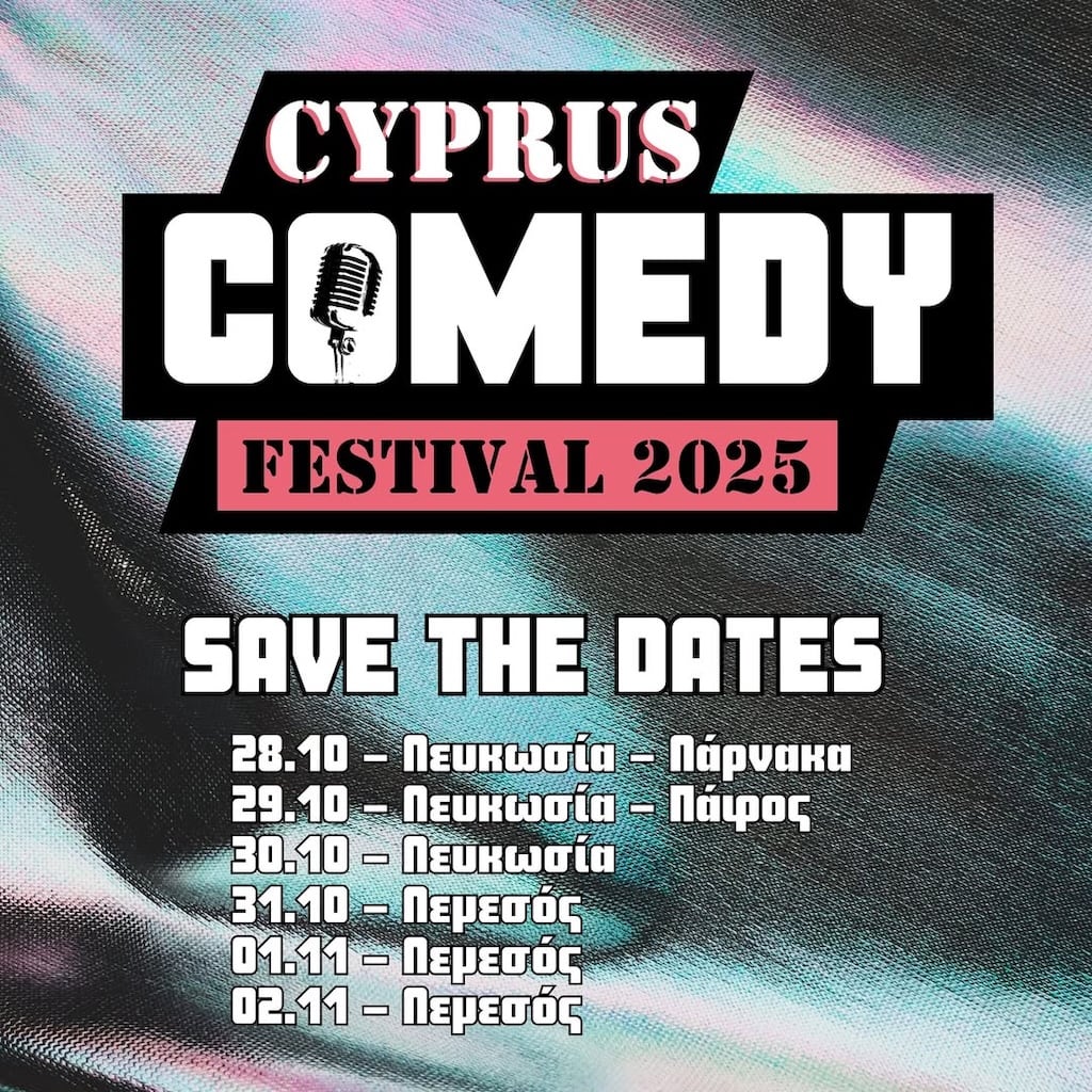 Cyprus comedy festival oct nov 25
