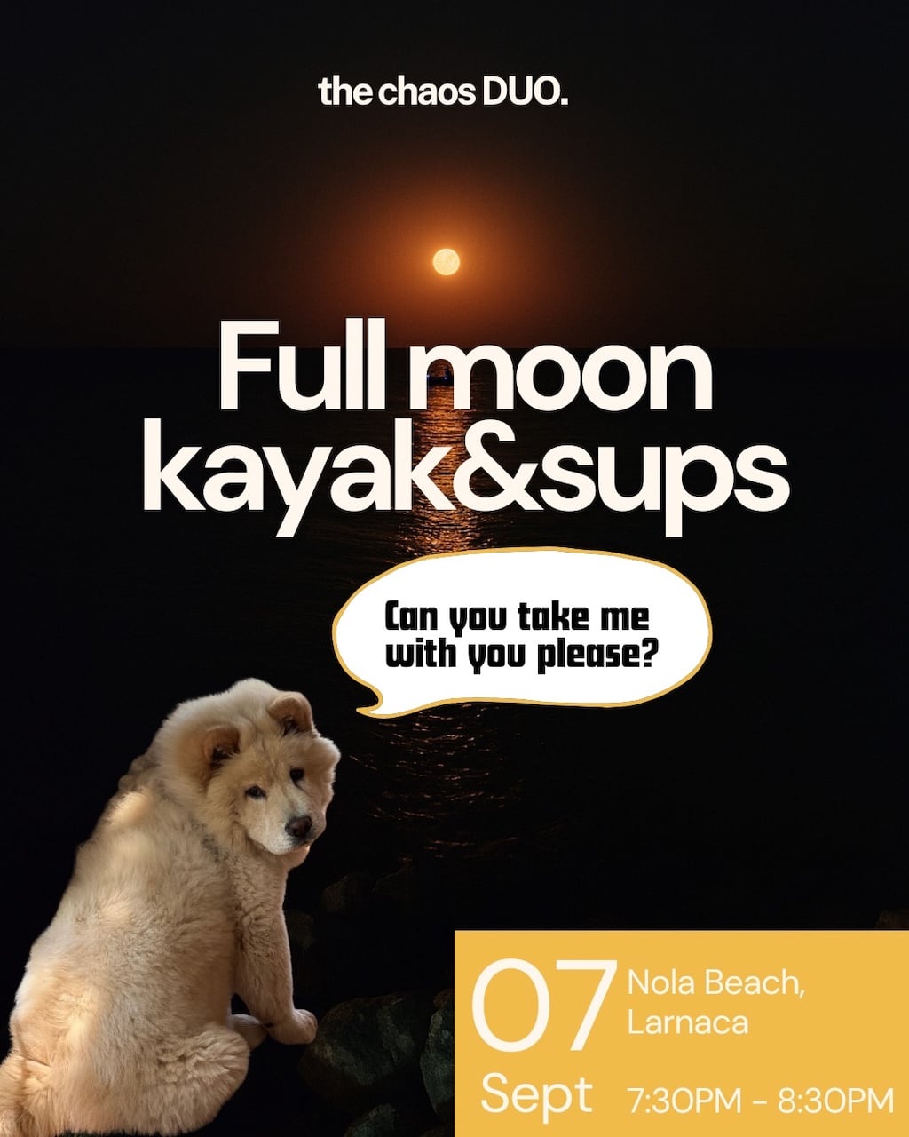 Full moon kayak sups sep 25