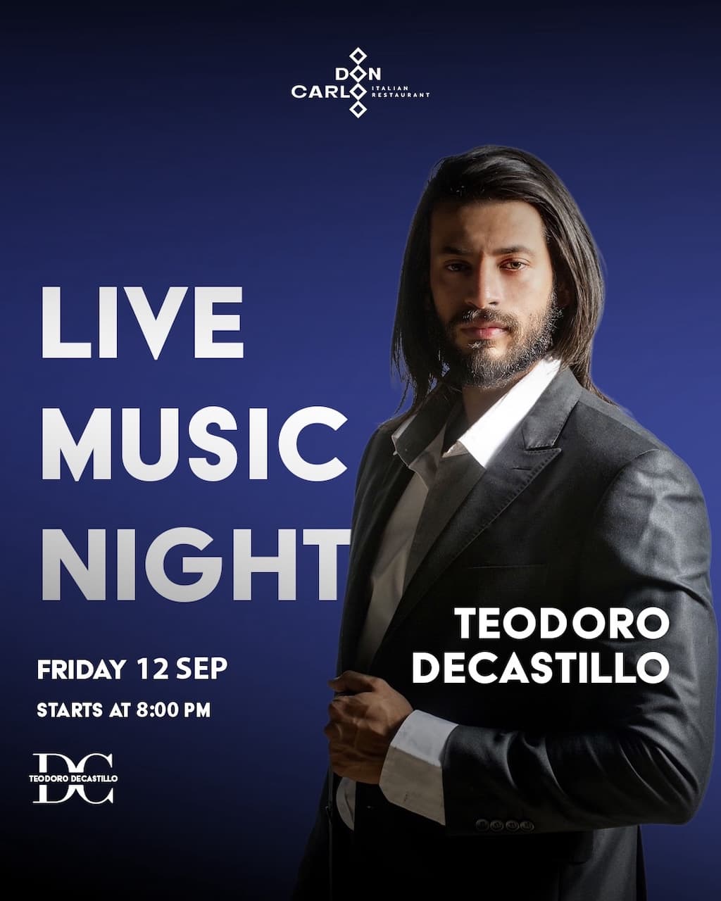 Live music with teodoro decastillo sep 25