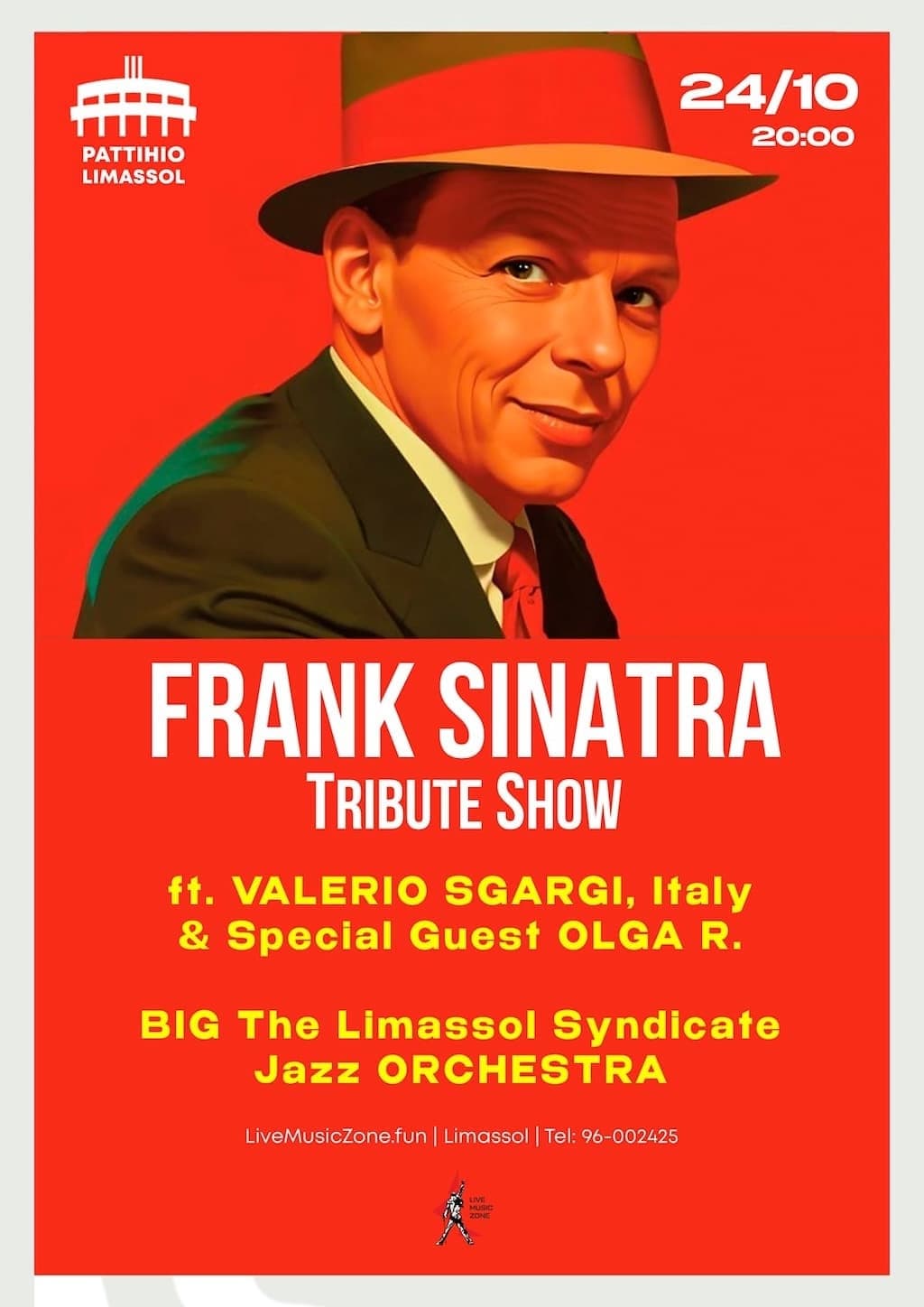 FRANK SINATRA, tribute Show with Big Limassol Syndicate JAZZ ORCHESTRA