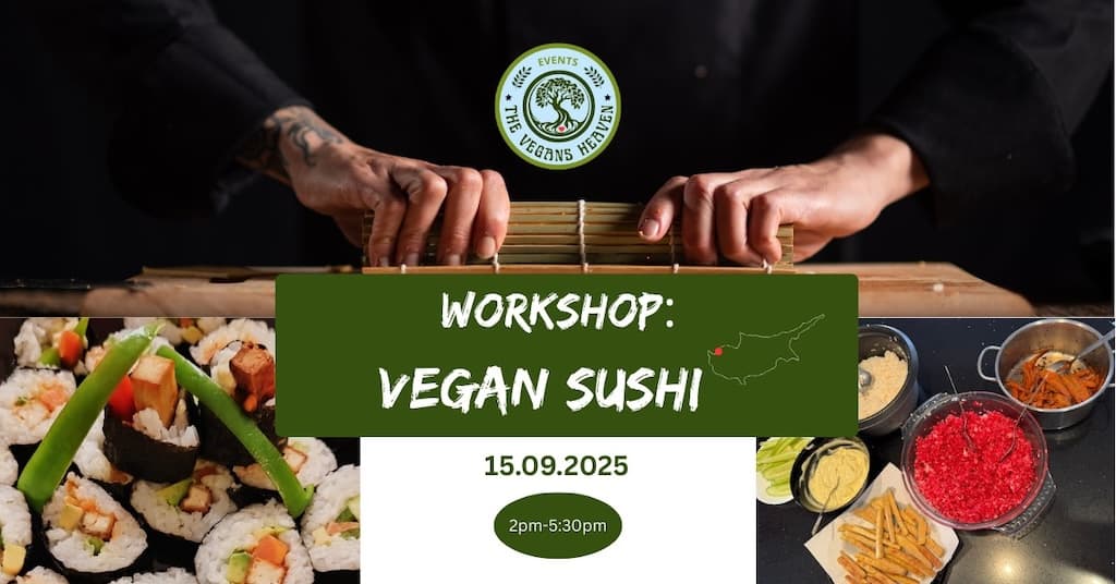 Vegan sushi workshop sep 25