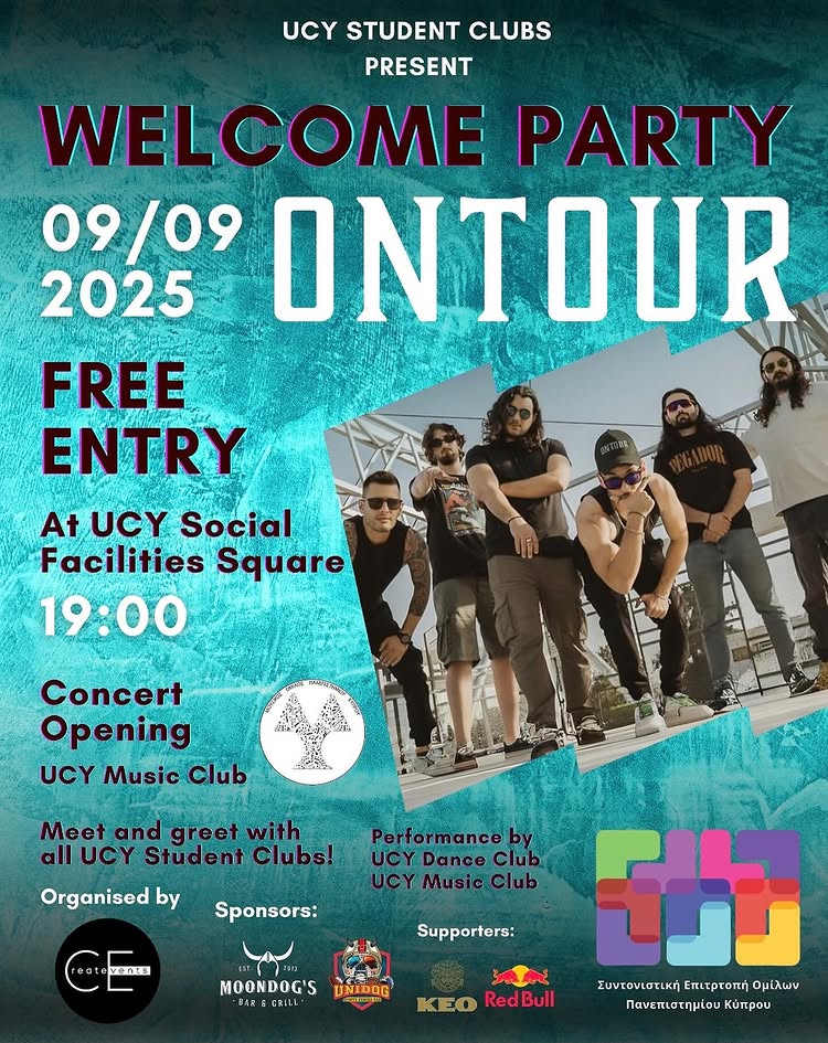 Welcome party on tour