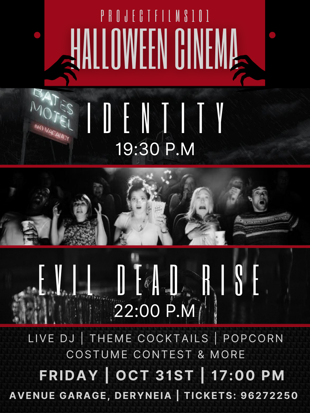 2 horror films dj eli halloween set cocktails popcorn (instagram post (34) 20251015 173846 0000