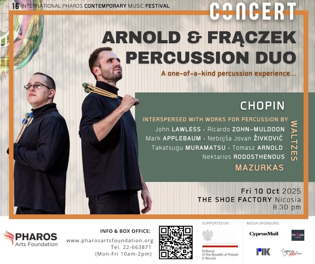 Arnold fraczek percussion duo oct 25