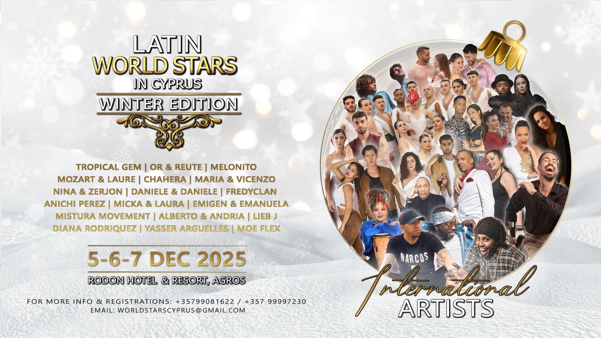 4th Latin World Stars in Cyprus – Winter Edition
