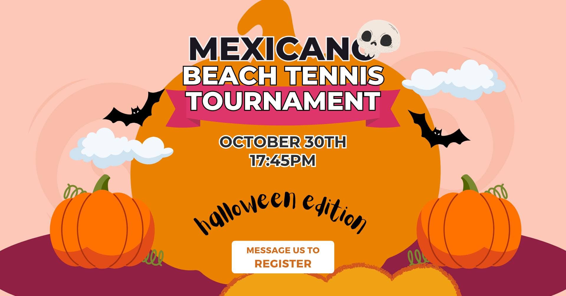 Mexicano beach tennis tournament oct 25