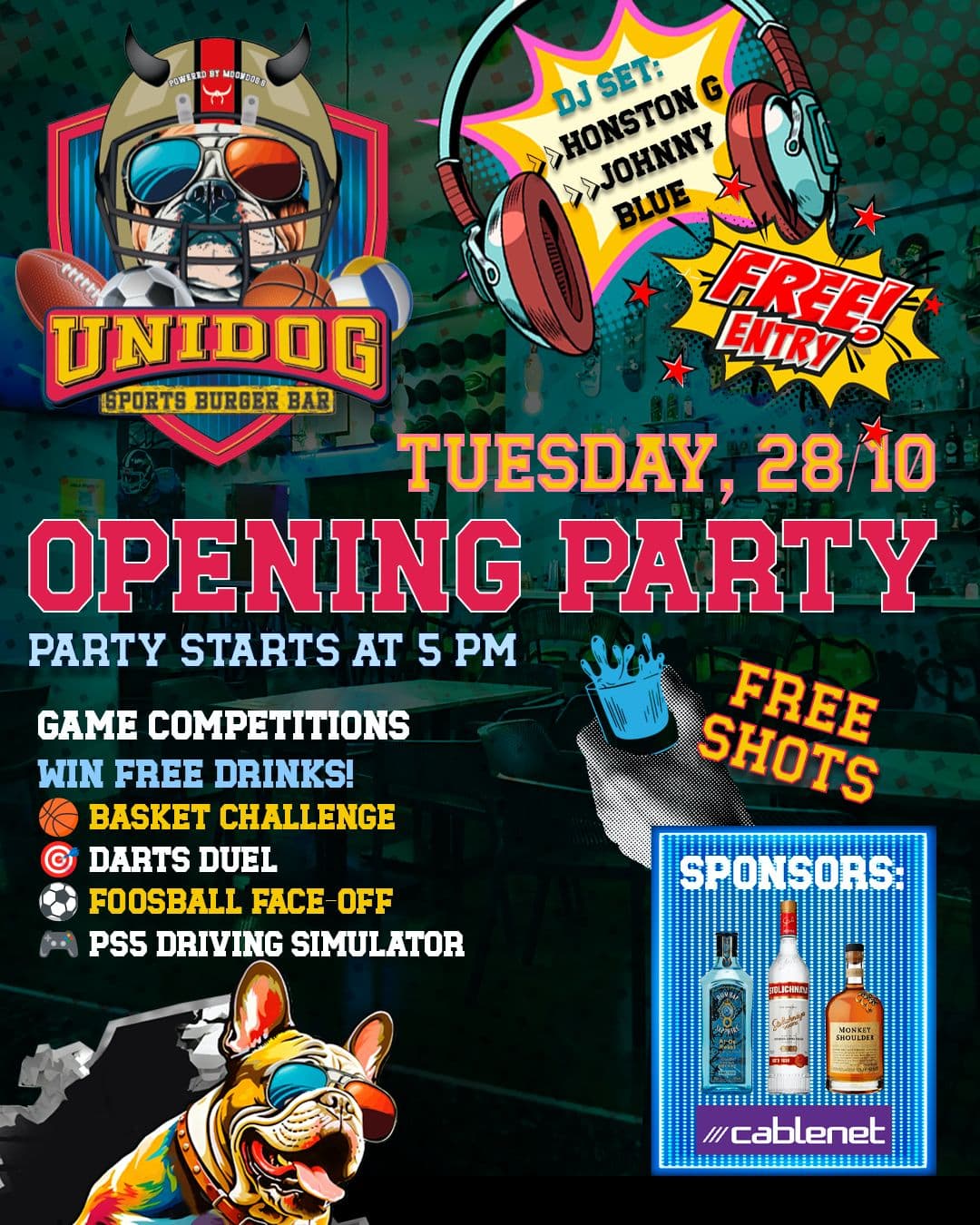 Unidog opening party oct 25