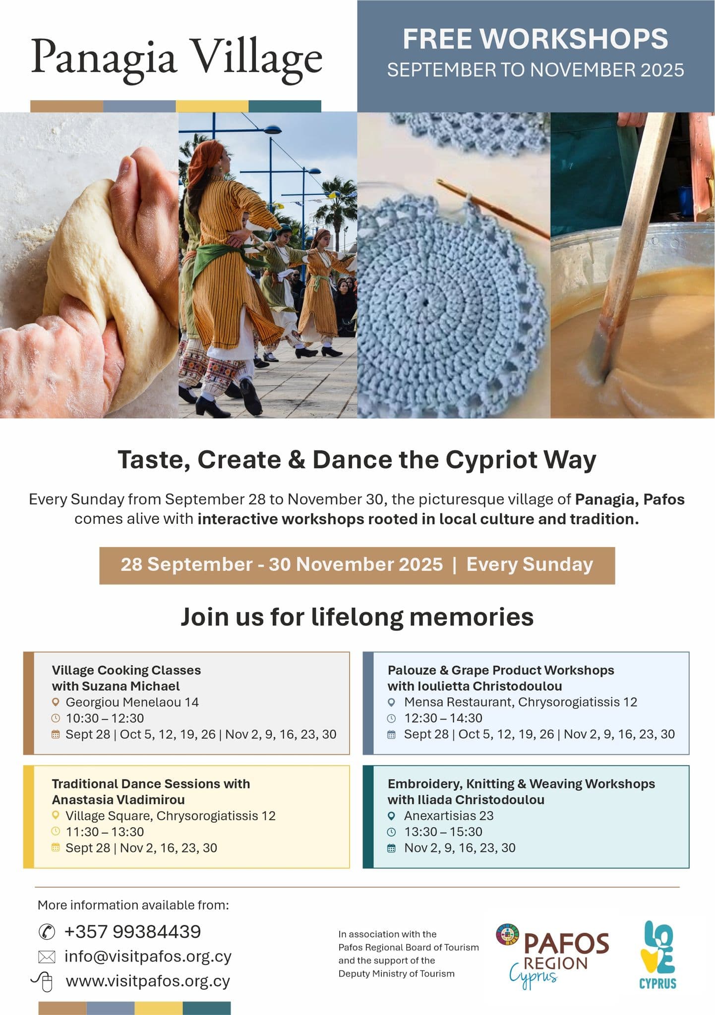 Free Workshops in Panayia Village
