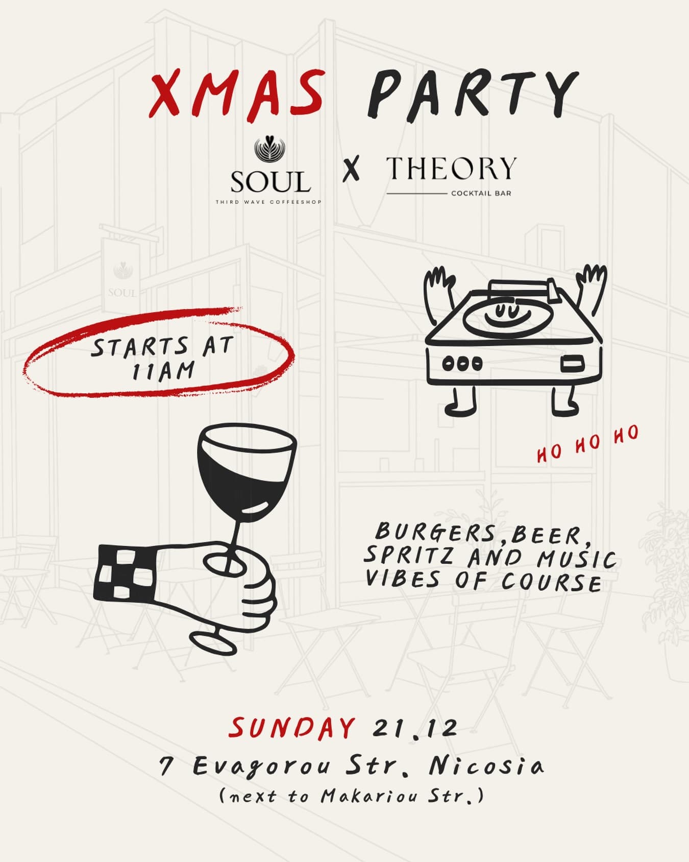 Xmas party theory dec