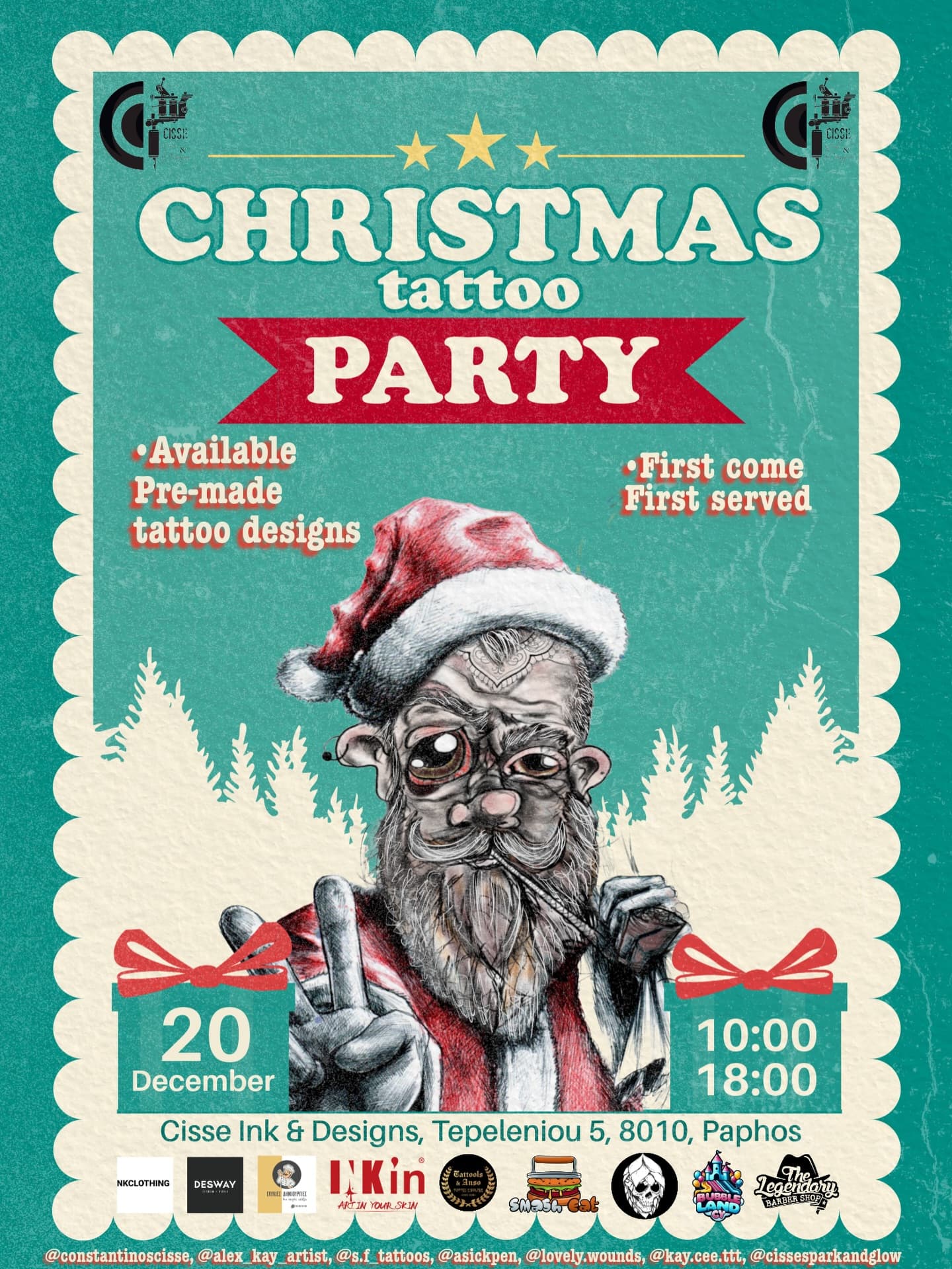 Christmas Tattoo Party