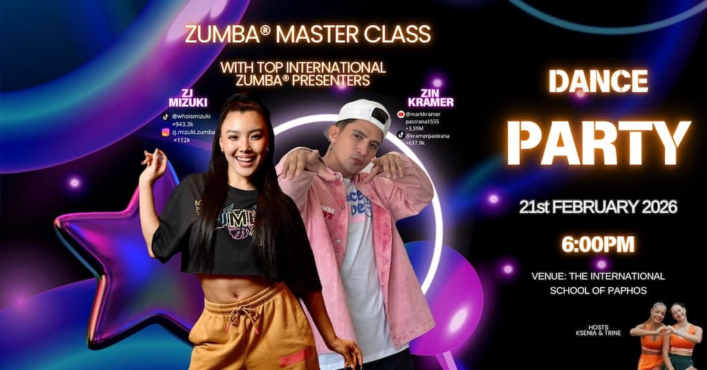 Zumba masterclass dance party jan