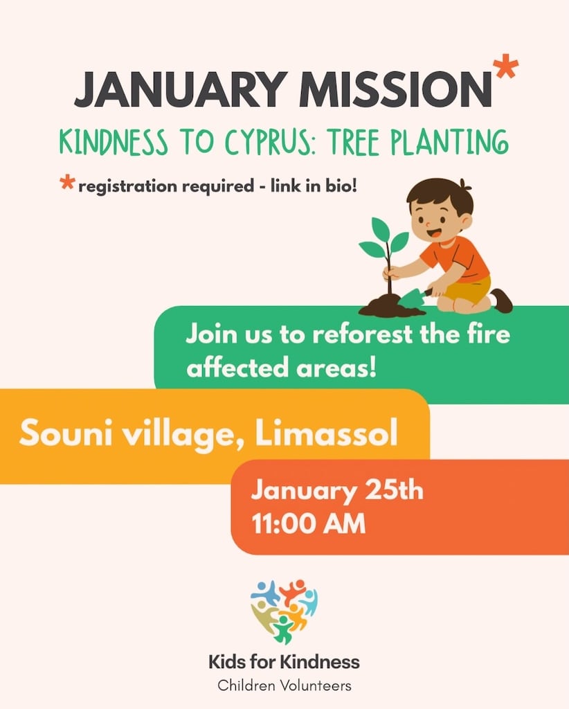 Kindness to Cyprus: Tree Planting