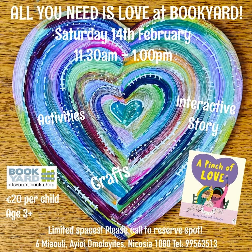 All you need is love bookyard feb