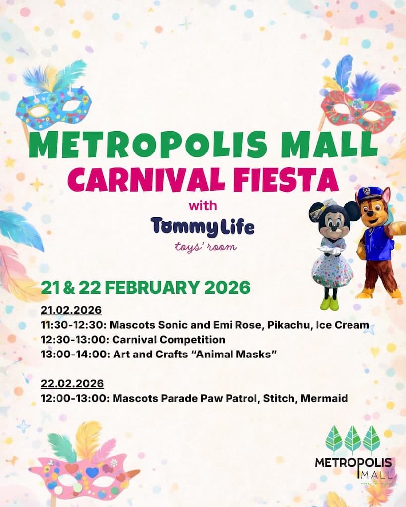 Metropolis mall carnival fiesta feb