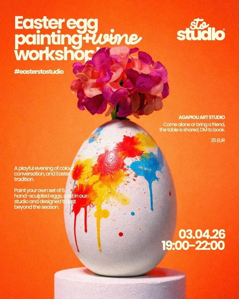 Easter egg painting and wine apr