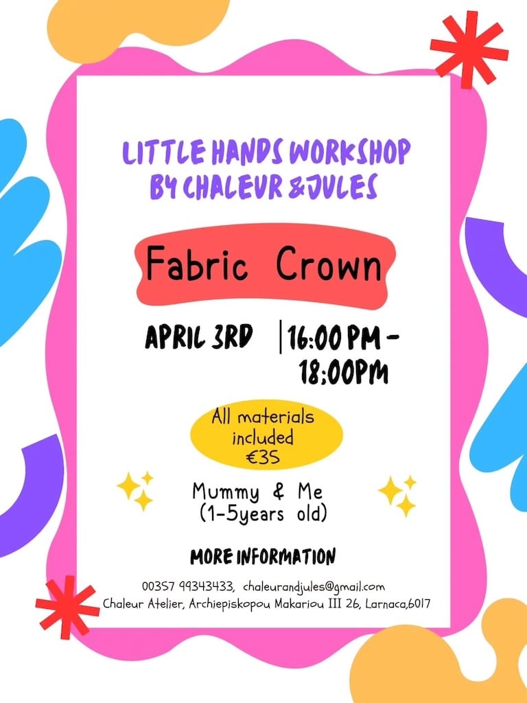Fabric crown workshop apr