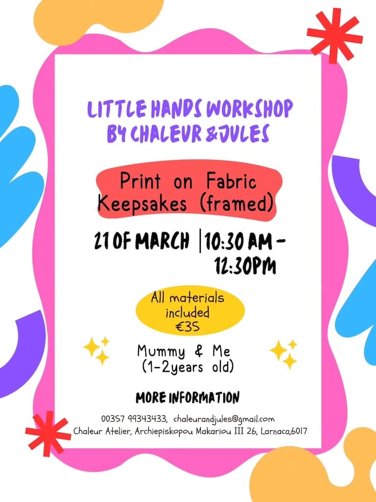 Little hands workshop mar
