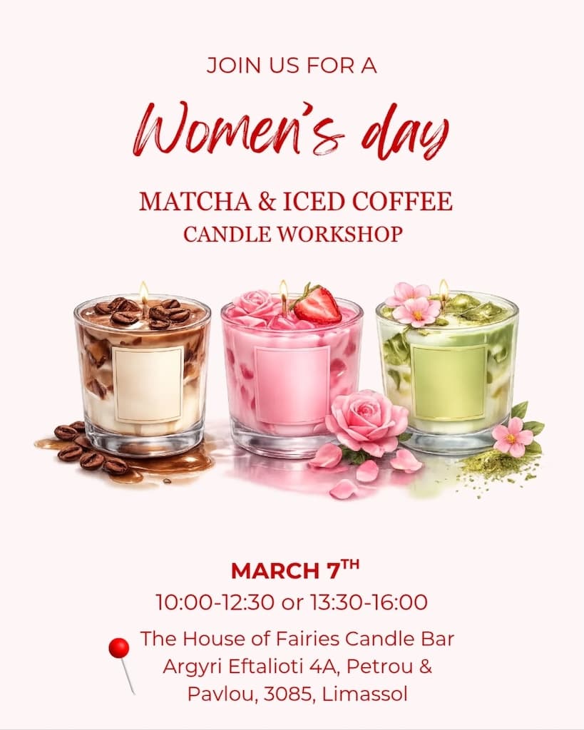 Matcha iced coffee workshop mar