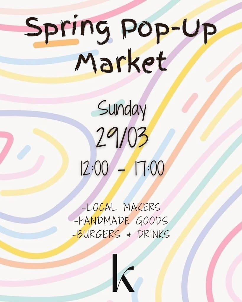 Spring pop up market mar