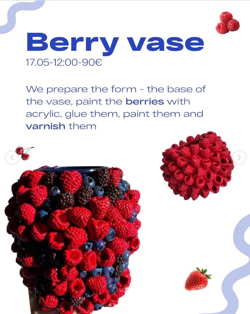 Berry vase workshop may