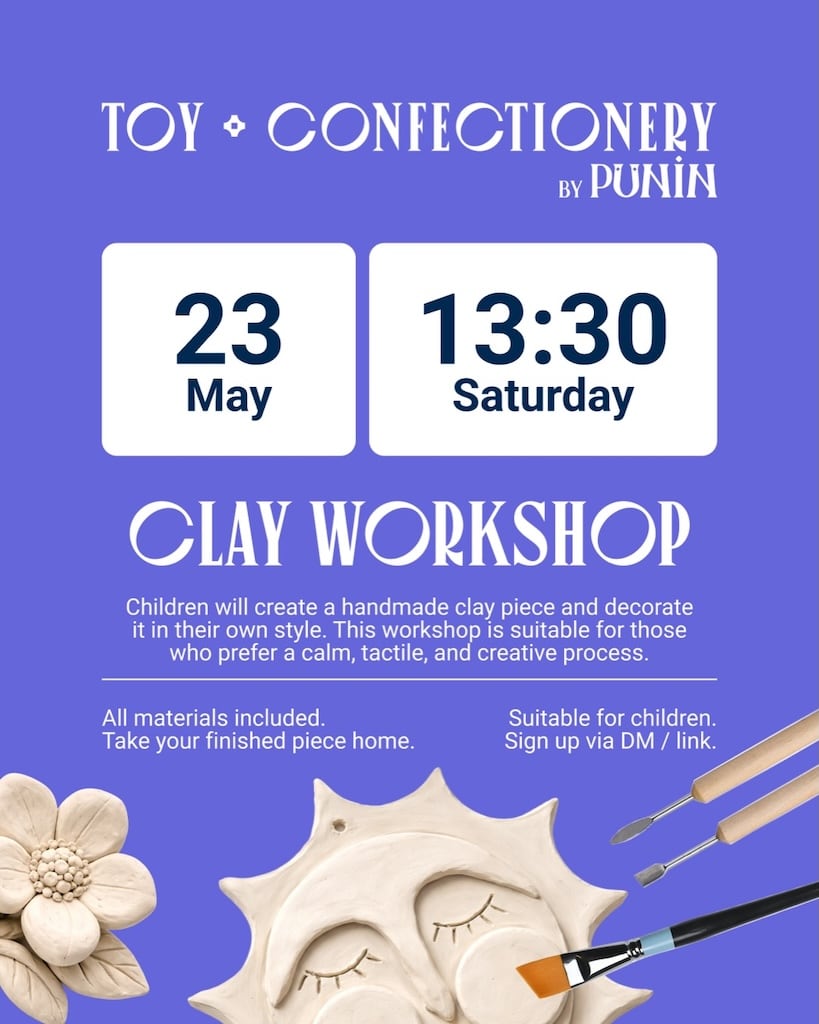 Clay workshop kids may