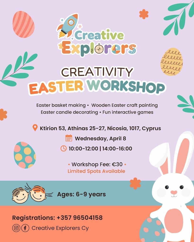 Creativity easter workshop apr